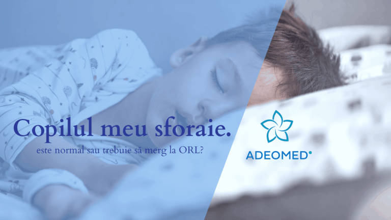 Copilul meu sforăie – este normal sau trebuie să merg la ORL?